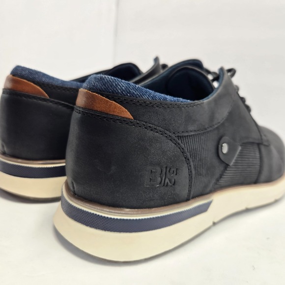 Bullboxer B-52 Men's Black Casual Dress Shoes US 11 EU 44 Lace-Up Comfort - Picture 6 of 9